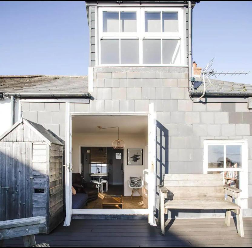 Falmouth Townhouse With Panoramic Sea View Terrace Exterior photo